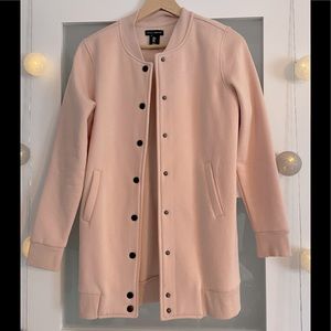 Pink jacket with buttons